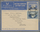 Delcampe - 12468 Süd-Rhodesien: 1940/1944, Four ACTIVE SERVICE Lettercards 'Victoria Falls' 3d Blue All Commercially - Rhodésie Du Sud (...-1964)