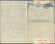 12489 Südafrika: 1941-44 Aerogrammes: Four Used Air Letters From South Africa To America, With 1941 Letter - Autres & Non Classés