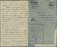 Delcampe - 12489 Südafrika: 1941-44 Aerogrammes: Four Used Air Letters From South Africa To America, With 1941 Letter - Sonstige & Ohne Zuordnung