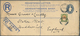 Delcampe - 12493 Südafrika - Ganzsachen: 1919/1936, Group Of 3 Stationeries: 4 D Blue KGV Registered Pse, Uprated Wit - Autres & Non Classés