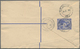 12498 Südafrika - Stempel: 1945, 4 D Ultramarine Registered Psc, Used By S.A. Forces And Sent With Cds A.P - Autres & Non Classés