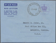 12535 Tonga: 1952/57, Official Use Airletters Used 1952 Resp. 1957 To US Or England. One From Nauru. - Tonga (...-1970)