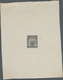 12557 Tunesien: 1888, Coat Of Arms, Dotted Background, Single Die Proof In Black On Ungummed Hand-made Pap - Tunesien (1956-...)