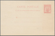 12559 Tunesien: 1895, Stationery Card 10 C. Red, Printed Completely On Both Sides. Very Fine Unsued. ÷ 189 - Tunisie (1956-...)