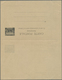12563 Tunesien: 1906. Essay On Paper For Reply Card With Postage Die "Plowmen" Black, Face Value "10c+10c" - Tunesien (1956-...)