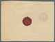 12598 Ubangi-Schari-Tschad: 1900. Stampless Envelope (two Verical Folds,faults) Endorsed 'Mission Saharien - Autres & Non Classés