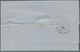 12606 Uruguay: 1872, Complete Folded Letter Cover From Montevideo With French Maritime Transit Dater MONTE - Uruguay