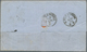 12606A Uruguay: 1876, 10c. Green, Single Franking On Insufficiently Paid Lettersheet, Oblit. By Oval Barred - Uruguay