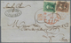 12646 Vereinigte Staaten Von Amerika: 1864, 5C. And 10C. On Beautiful Cover To France, Corc Cancel "star W - Sonstige & Ohne Zuordnung