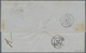 12646 Vereinigte Staaten Von Amerika: 1864, 5C. And 10C. On Beautiful Cover To France, Corc Cancel "star W - Autres & Non Classés