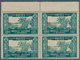 12706 Wallis- Und Futuna-Inseln: 1938. Block Of 4 "35c Case De Chef" With Variety: WITHOUT OVERPRINT. Mint - Sonstige & Ohne Zuordnung