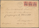 12709 Zanzibar: 1898. Envelope (roughly Opened And A Bit Creased) Addressed To Germany Bearing French Zanz - Zanzibar (...-1963)