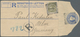 12712 Zanzibar - Ganzsachen: 1895 Postal Stationery Registered Envelope 2a. Ultramarine With Blue "Zanziba - Zanzibar (...-1963)