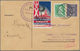 12812 Ballonpost: 1929, 15.8.-17.8., Poland-Germany, Balloon "Warszawa", Card With Franking Poland/Germany - Fesselballons