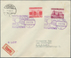 Delcampe - 12817 Ballonpost: 1936, 29.VI., Poland, Balloon "Kraków", 1st-3rd Flight, Four Covers/card Showing All Cac - Fesselballons