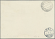 12824 Ballonpost: 1937, 30.V., Poland, Balloon "Mo?cice", Card With GREEN Postmark And Arrival Mark, Only - Montgolfières