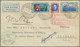 12869 Flugpost Europa: 1933, Mass Flight Triptych 5.25 + 44.75 L. "I-BALB" On Well Preserved Registered Le - Autres - Europe