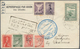 12874 Flugpost Europa: 1934, First Flight Athens-Drama With Blue Cachet On Front And Green Aviation Label - Sonstige - Europa