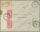 12893 Flugpost Übersee: 1932. Registered Airmail Cover From "Djibouti 22.4.32" To Dakar. Violet Cachet "Dj - Autres & Non Classés