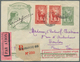 12897 Flugpost Übersee: 1934. Red, Boxed Two Line Cachet "Premier Courrier Régulier Aérien / Madagascar-Eu - Sonstige & Ohne Zuordnung