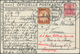 12932 Zeppelinpost Deutschland: 1912, 10 Pfg. Rhein/Main Auf Offizieller Postkarte "Otzberg" Mit 10 Pfg. G - Luft- Und Zeppelinpost