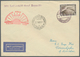13026 Zeppelinpost Deutschland: Polarfahrt 1931, 4 RM Auf Brief Nach Deissenhafen, Nebenstempel "Malygin" - Luft- Und Zeppelinpost