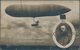 13078 Zeppelinpost Deutschland: 1912: Foto-Ansichtskarte "Luftschiff Parseval" Als Abwurfkarte Vom 6.8.191 - Poste Aérienne & Zeppelin