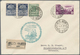 13125 Zeppelinpost Europa: 1933, ÄGÄISCHE INSELN: R-Brief Mit Zeppelinmarke 5 L. + Drei Freimarken Von 'RO - Autres - Europe