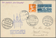 13163 Zeppelinpost Europa: 1932: SCHWEIZ/LUPOSTA-Fahrt/Abwurf Rönne: Portorichtige Karte Mit 10+90 Rp Abrü - Sonstige - Europa