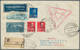 13222 Zeppelinpost Europa: 1933, CHICAGOFAHRT, Zuleitung Albanien, Sent By Registered Airmail From VLONE 1 - Autres - Europe