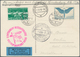 13233 Zeppelinpost Europa: 1936: Schweiz-Olympiafonds Color Künstlerkarte "Skiläufer" Verwendet Zur LZ 129 - Sonstige - Europa