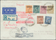 13252 Zeppelinpost Übersee: 1933: Britische Post Marokko / 6. SAF 1933: Sagenhafter Reco-Anschlußflug Berl - Zeppelins