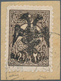 13323 Albanien: Albania, 1913, 2 1/2 Piaster Dark Brown Of Turkey With Black Handstamp Overprint "DOUBLE E - Albanien