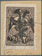 13323 Albanien: Albania, 1913, 2 1/2 Piaster Dark Brown Of Turkey With Black Handstamp Overprint "DOUBLE E - Albanie