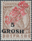 13346A Albanien - Lokalausgaben: 1915, SHKODRA Local Issue : 5 Gr. On 1 Fr. Brown Red Local Overprint "19 M - Albanie