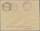 13348A Albanien - Ganzsachen: 1913, (1 Gr) Grey-black Postal Stationery Envelope, Sent From QUKES, 10.6.191 - Albanie