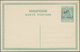 13353 Albanien - Ganzsachen: 1914, 5 Q. Green And 10 Q. Red, Two Postal Stationery Cards, Each With Ovp "7 - Albanie