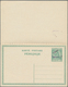 13354 Albanien - Ganzsachen: 1914, 5 / 5 Q. Green Postal Stationery Reply Card With Attached Reply Part, O - Albanien