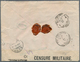 13384 Belgien: 1918. Registered Letter With Overprint RED CROSS Issue (1c To50c) And Additional Franking F - Sonstige & Ohne Zuordnung