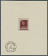 13394 Belgien: 1931, Brussels Philatelic Exhibition, Souvenir Sheet, Unmounted Mint With Postmark At Lower - Autres & Non Classés