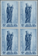 13414 Belgien: 1954, Bruges Beguinage, Complete Set Of Six Values In Blocks Of Four, Unmounted Mint. Mi. 6 - Autres & Non Classés