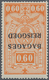 13420 Belgien - Eisenbahnpaketmarken: 1935, Eisenbahnpaketmarke Von 1923-31 Mit Kopfstehendem Aufdruck "BA - Gepäck [BA]