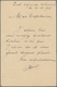 13434 Belgien - Besonderheiten: 1916, German East Africa Card 4 H. Used As Form Canc. Blue Belgian FPO Mar - Autres & Non Classés
