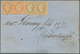 13450 Bulgarien: 1865, VARNA French P.O., 10c. Bistre (2) And 40c. Orange (2) On Lettersheet From Varna To - Lettres & Documents