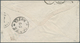 13457 Bulgarien: 1885, 10 St. Red And 15 St. Lila Tied Blue "SAMOKOV 26 XI 85" To Cover Via Sofia Same Day - Lettres & Documents