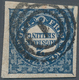 13478 Dänemark: 1852, 2 Rigsbankskilling Blue, Wide To Large Margins, Thiele, Plate I, No.54, Type 2, Prin - Lettres & Documents