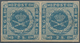 13480 Dänemark: 1855, 2 Sk Blue, Horizontal Pair With Good To Wide Margins, F/VF Mint Never Hinged Conditi - Lettres & Documents