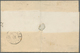13483 Dänemark: 1866, Brief Mit Frankatur In Seltener Kombintion, Mit 8 S. Grün Geschnitten Und Gezähnter - Briefe U. Dokumente