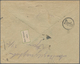 13494 Dänemark: Cover From Hannover To Schleswig With 25 Öre Postage Due And Retour 1921, Also Red Cross-C - Briefe U. Dokumente