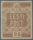 13507 Estland: 1919, 35 (P) Brown Printed On Both Sides. - Estland